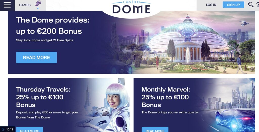 casino dome promos