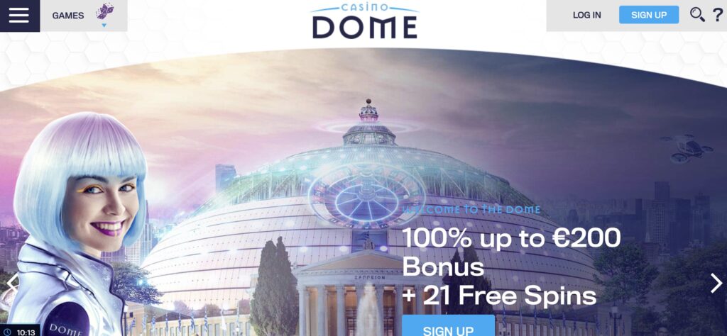 casino dome welcome